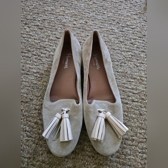 Homers Artisan Shoes - Homers Artisan Tan Suede Loafers with Tassels